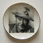 Dollhouse Miniature John Wayne Plate